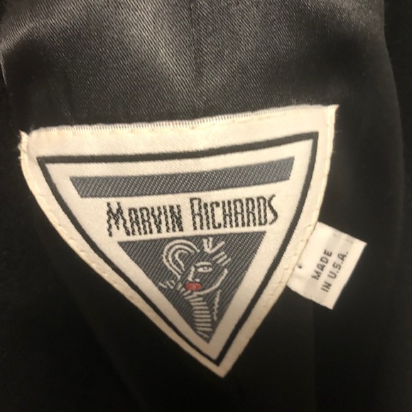 Stunning Marvin Richards 100% cashmere and satin coat size 6P - Picture 5 of 7